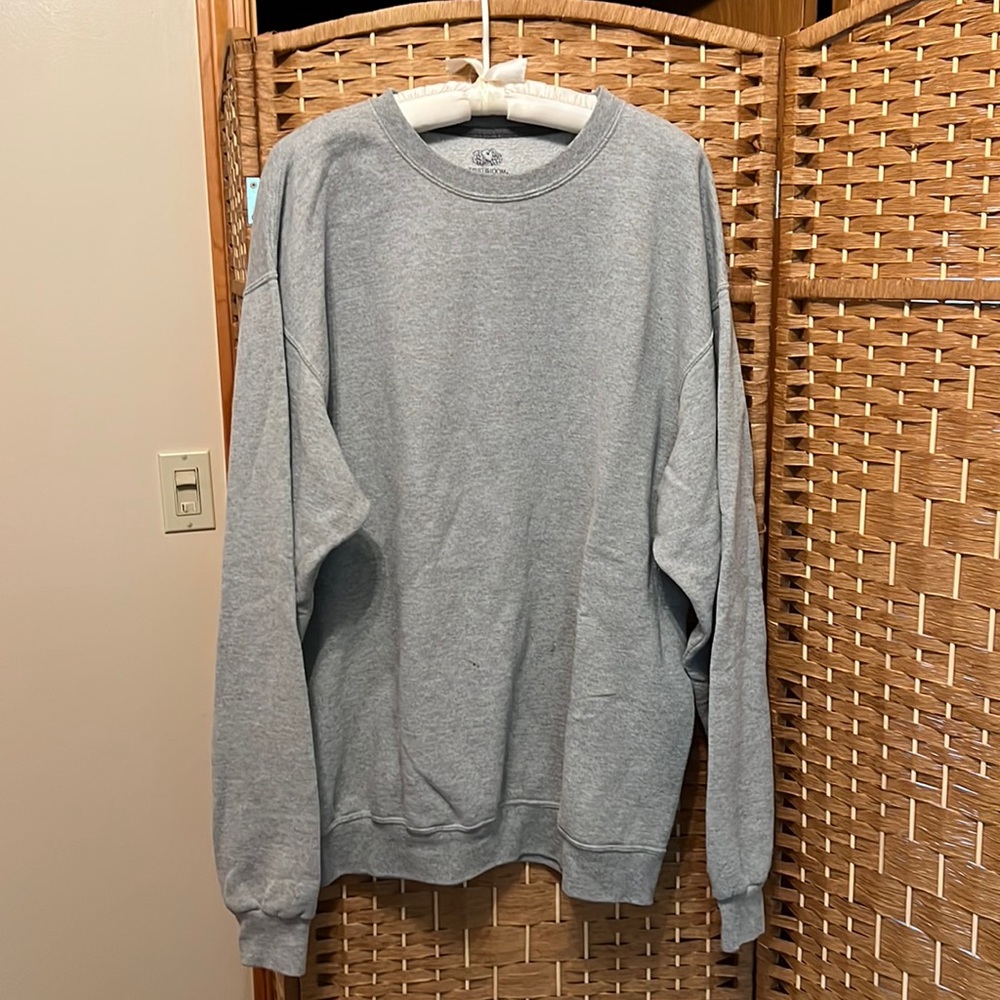 Mens Extra Large Grey Sweatshirt